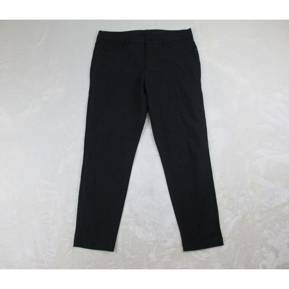 Lululemon ABC Pants Mens 33 Black Khaki Chino Preppy Performance Casual 33X27‎